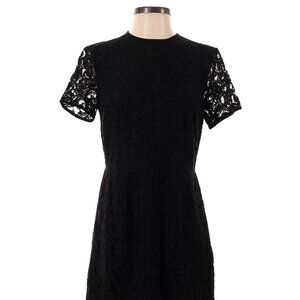 Michael Kors Womens Dress Size 2 Black Lace Cap Sleeves